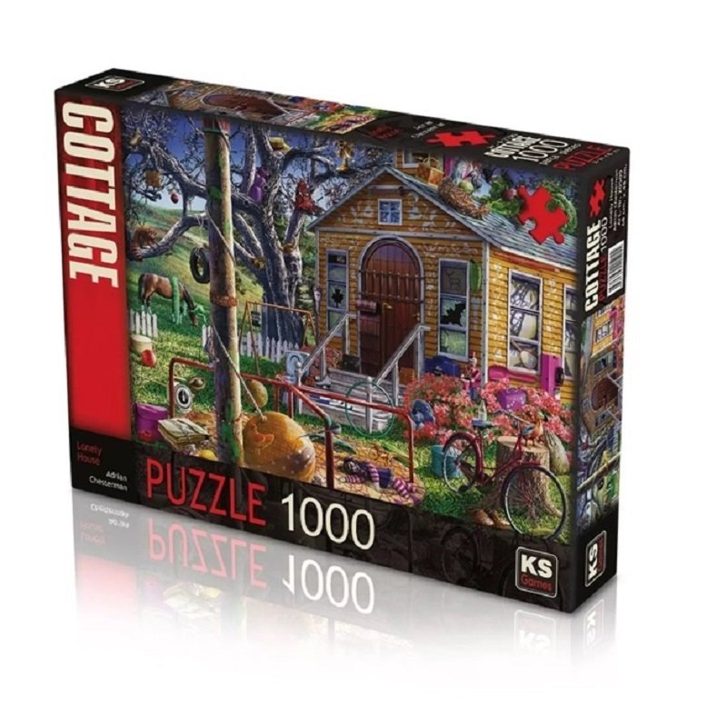 פאזל 1000 חלקים. בית בודד