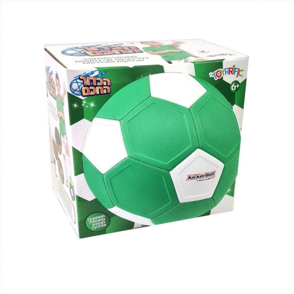 כדור חכם KickerBall ירוק לבן