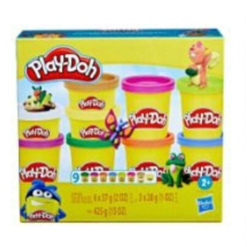 פליידו ערכה 9 צבעים מעורב