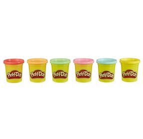 פליידו סט 6 בצקים פסטל Play-Doh