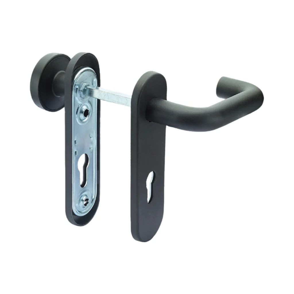 ידית קבועה לדלת אש